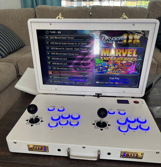 Bring Back the Arcade Days with the CherryQuest White Foldable Arcade Machine