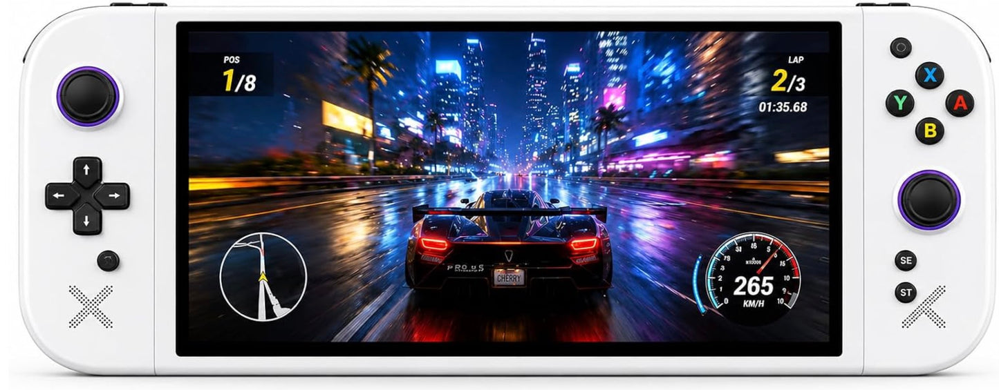 CherryQuest G90 Retro Handheld Game Console, 7 inch HD Screen, 20,000 Built-in Games, Portable Arcade System for Classic Arcade Fans