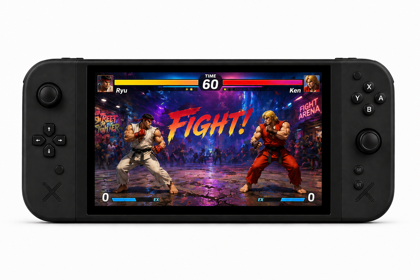 CherryQuest G90 Retro Handheld Game Console, 7 inch HD Screen, 20,000 Built-in Games, Portable Arcade System for Classic Arcade Fans