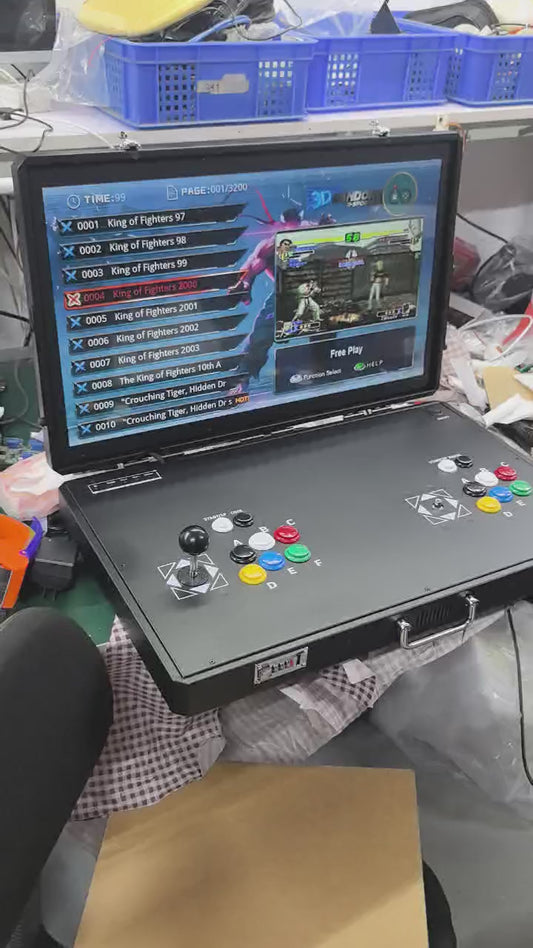 CherryQuest 27″ Black Foldable 2-Player Arcade – 28,000 Games